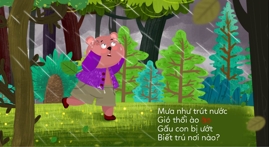 Thơ (Gấu con trú mưa)
