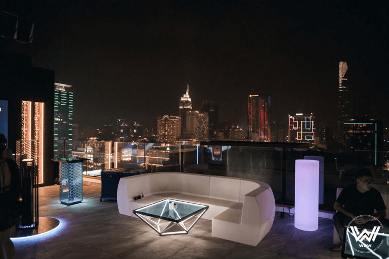 Wow Skybar: Địa điểm ăn uống Sài Gòn. (Ảnh: Sưu tầm Internet)