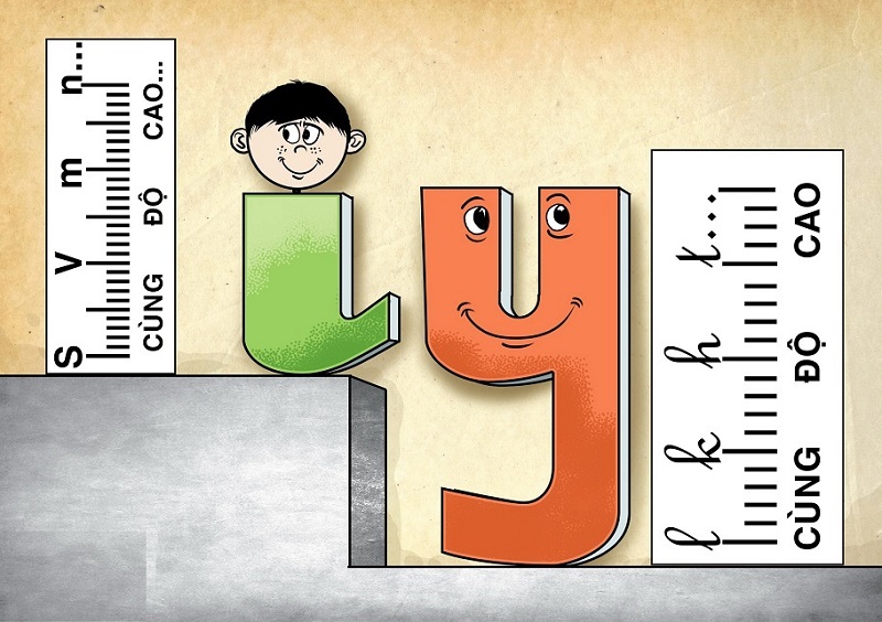 Hình minh họa chữ “i” và y trong tiếng Việt. (Ảnh: Sưu tầm Internet)