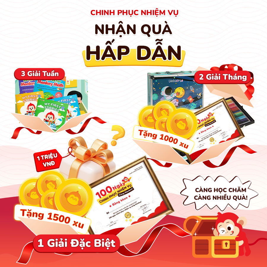 Các phần quà hấp dẫn