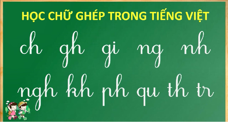 Học phát âm đối với phụ âm ghép trong tiếng Việt. (Ảnh: Sưu tầm Internet)