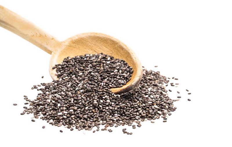 Hạt chia chứa nhiều chất xơ trong carbs tốt cho cơ thể. (Ảnh: Sưu tầm Internet)
