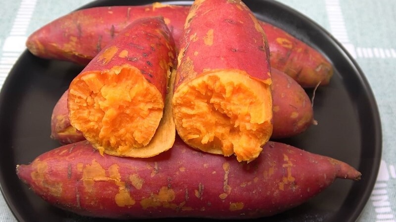 Chi tiết về hàm lượng tinh bột có trong khoai lang. (Ảnh: Sưu tầm Internet)