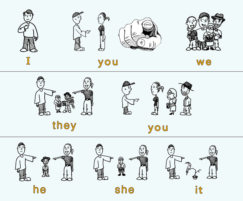 The two most common ways to classify them are by person and number. (Image: Internet)