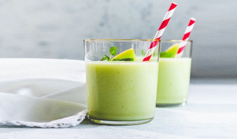 Sinh tố dưa lê bổ dưỡng cho những ngày ngán ăn. (Ảnh: Sưu tầm Internet) 