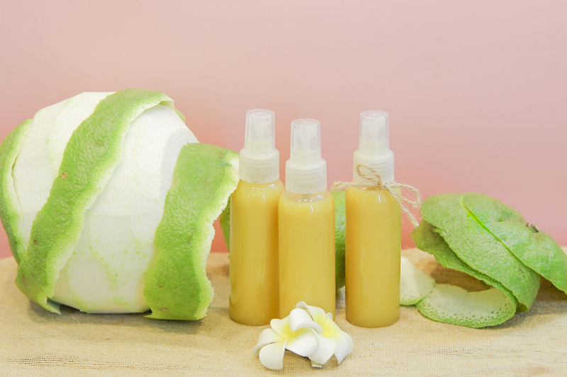 Kết hợp giữa vitamin B1 và tinh dầu bưởi. (Ảnh: Sưu tầm Internet)