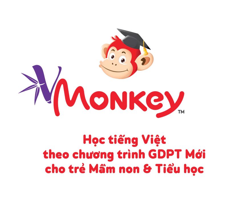 Ứng dụng VMonkey-Nền tảng học tiếng Việt thú vị, hiệu quả cho bé. (Ảnh: Monkey)  