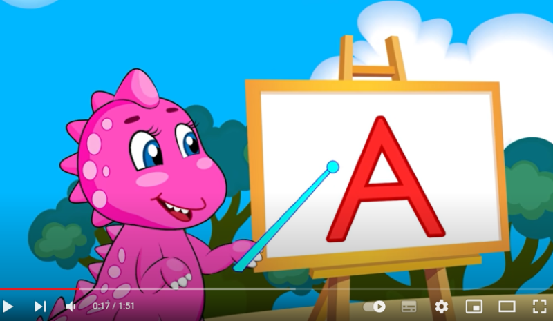 Bài Hát Chữ A - Nhạc Thiếu nhi Bé học Chữ cái vui nhộn. (Ảnh: Sưu tầm Internet)