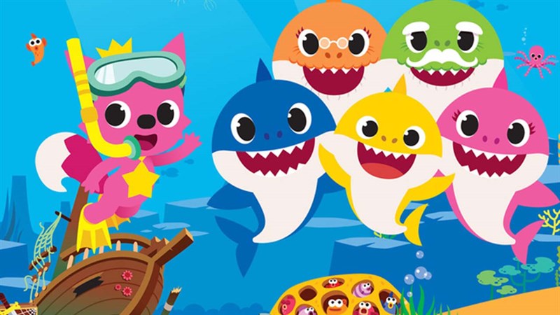 Baby Shark - bài hát Tiếng Anh kinh điển với giai đoạn vui nhộn được nhiều trẻ em yêu thích. (Nguồn: Sưu tầm Internet)