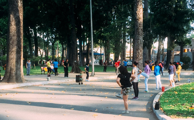 Dàn ý miêu tả phong cảnh công viên vào những buổi sáng. (Ảnh: Sưu tầm Internet)