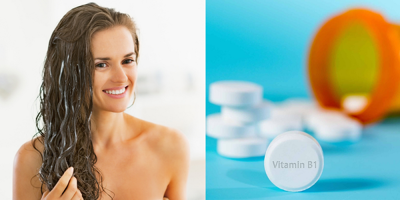 Sử dụng vitamin B1 nguyên chất giúp tóc nhanh dài. (Ảnh: Sưu tầm Internet)