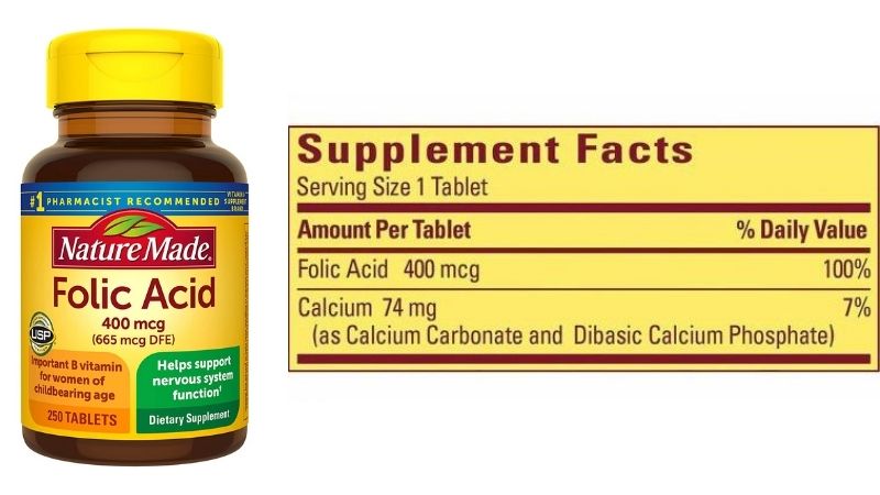 Bổ sung vitamin B9 thông qua thực phẩm chức năng. (Ảnh: Sưu tầm Internet)