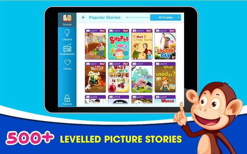 Monkey Stories - App học Tiếng Anh cho trẻ mầm non và tiểu học top 1 tại Việt Nam. (Nguồn: Monkey)