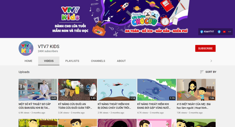 Kênh truyền hình giáo dục quốc gia dành cho trẻ (Ảnh: Sưu Tầm Internet)