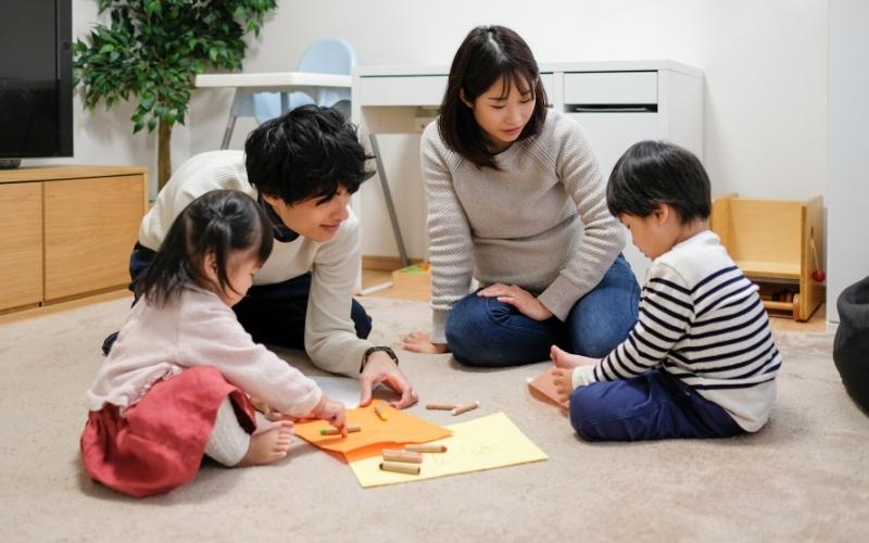 Hoạt động vừa vui vừa giúp trẻ phát huy khả năng sáng tạo. (Ảnh: Sưu tầm Internet)