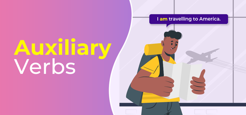 An auxiliary verb is a helping verb that supports the main verb. (Image: Internet)