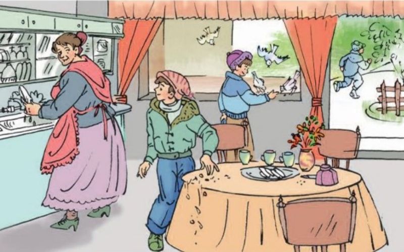 Bài Ba anh em tiếng Việt lớp 4. (Ảnh: Chụp SGK)