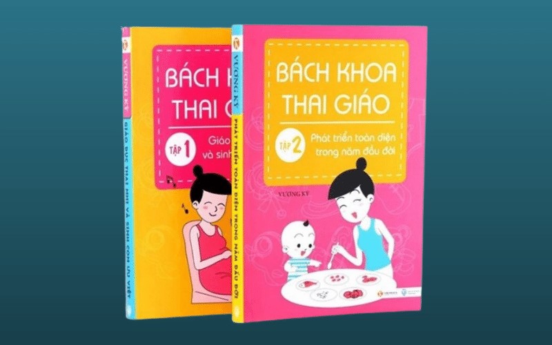 Sách Bách khoa thai giáo tập 1, tập 2. (Ảnh: Sưu tầm Internet)