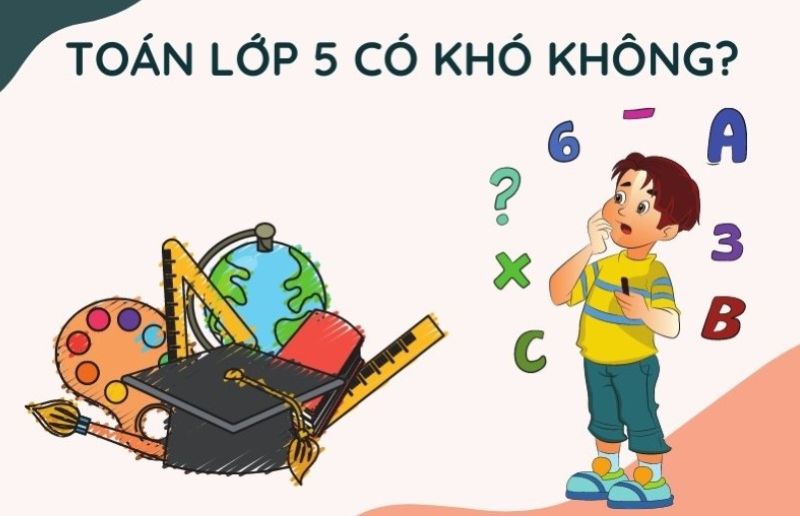 Tìm hiểu kiến thức toán lớp 5 có khó không? (Ảnh: Sưu tầm Internet)