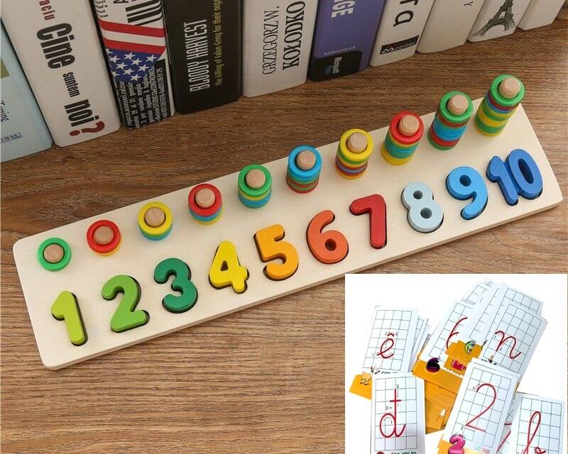 Bố mẹ nên lưu ý sự khác nhau giữa dạy trẻ đếm số và đọc số. (Ảnh: Sưu tầm Internet)