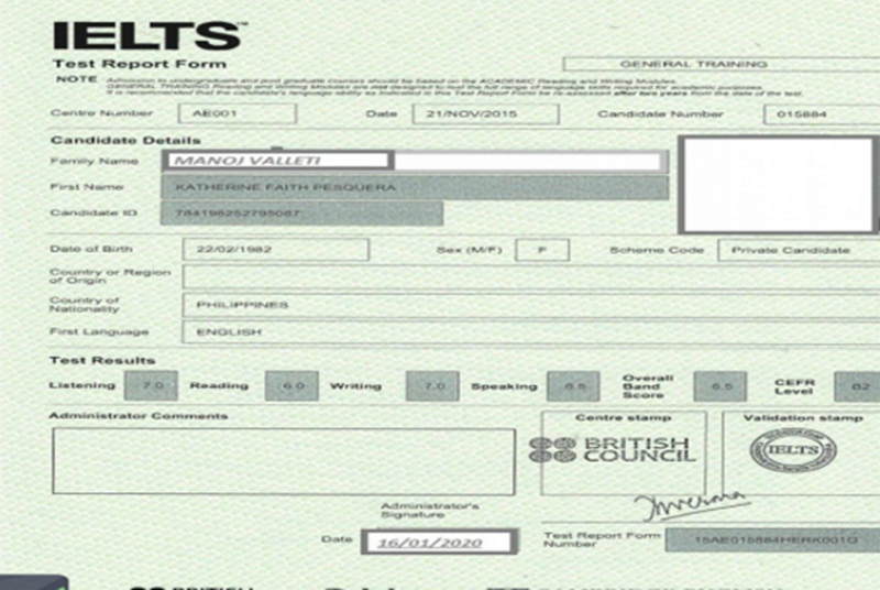 Thời hạn của chứng chỉ IELTS. (Ảnh: Sưu tầm Internet)