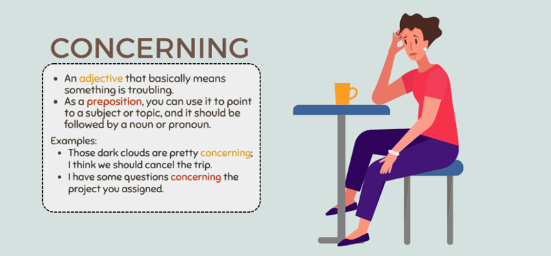 Concern nghĩa là mối quan tâm, sự lo lắng; liên quan đến, ảnh hưởng đến. (Ảnh: Sưu tầm Internet)