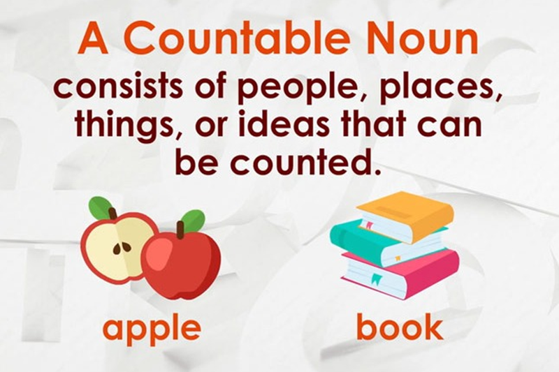 Countable nouns. (Image: Internet)