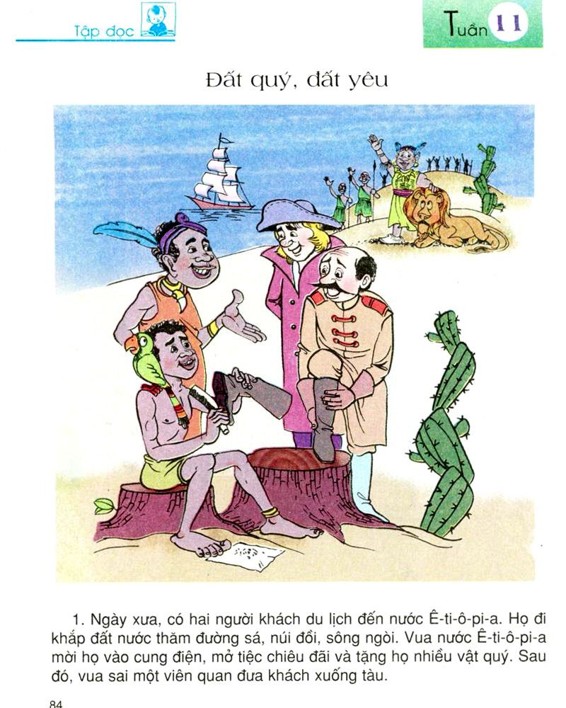 Truyện đất quý đất yêu tiếng Việt lớp 3. (Ảnh: Sưu tầm Internet)