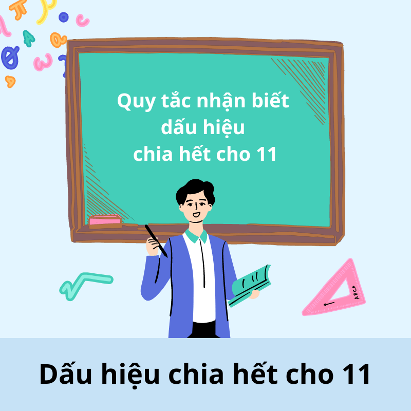 Cách phân biệt dấu hiệu chia hết cho 11. (Ảnh: Sưu tầm Internet)