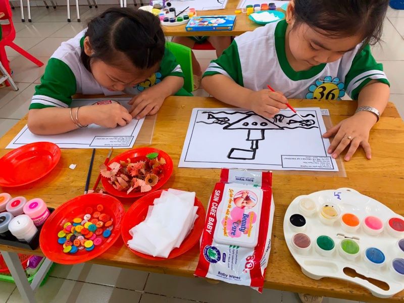 Hội họa - điều kỳ diệu dành cho trẻ. (Ảnh: Sưu tầm Internet)