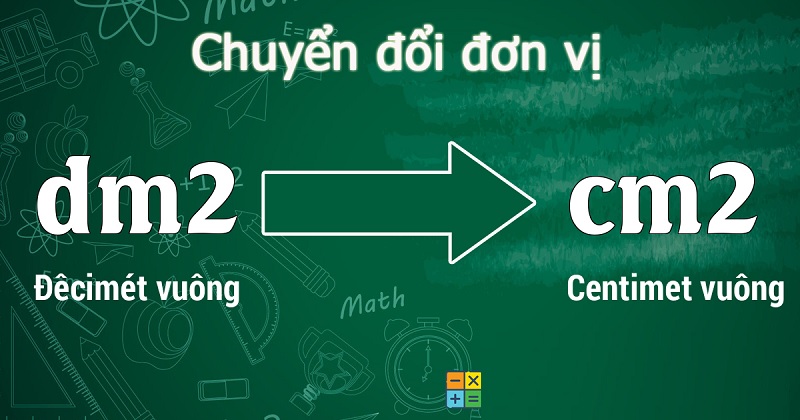 dm2 và cm2 đều là hai đơn vị đo diện tích phổ biến trong hình học. (Ảnh: Sưu tầm internet)