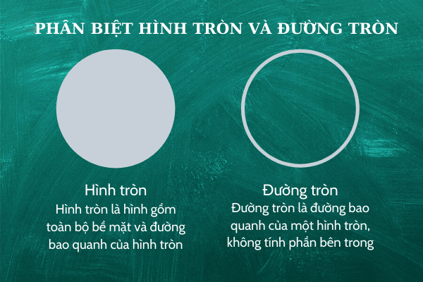 Đường tròn là gì? Hình tròn là gì? (Ảnh: Sưu tầm Internet)