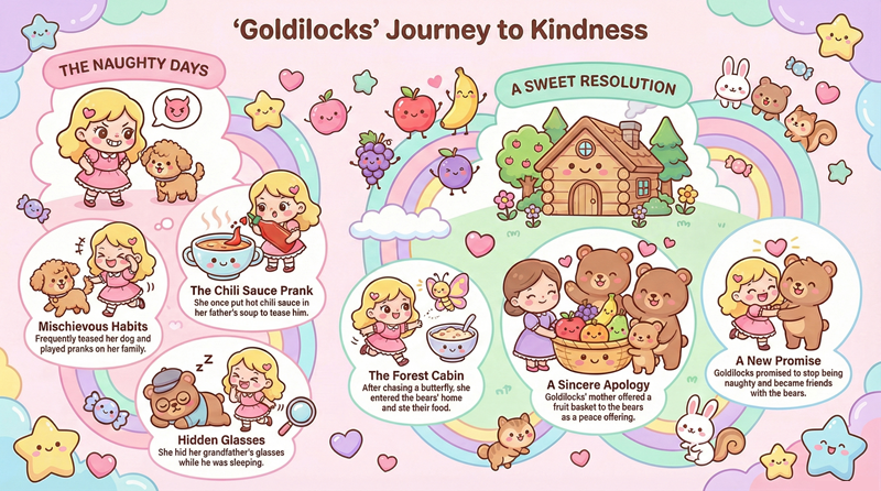 Tóm tắt truyện ‘Goldilocks Và Ba Chú Gấu’