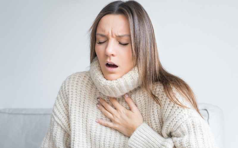 Khó thở khi mang thai xảy ra phổ biến nhưng không phải dấu hiệu mang thai. (Ảnh: Sưu tâm Internet)