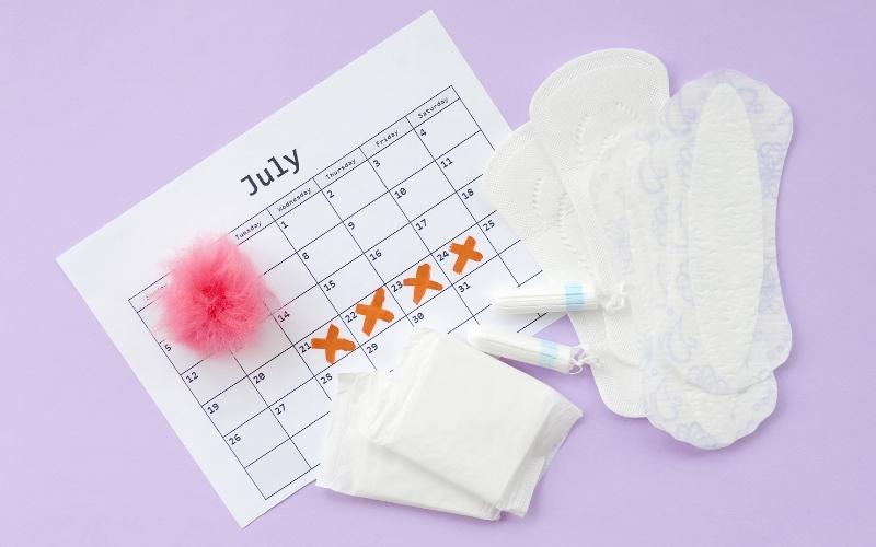 Kinh nguyệt không đều. (Ảnh: Sưu tầm Internet)