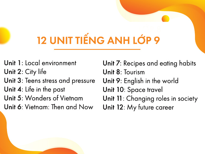 Chương trình tiếng Anh lớp 9. (Ảnh: Sưu tầm Internet)