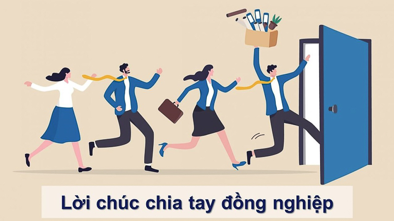 Các lời chúc chia tay đồng nghiệp ngắn gọn. (Ảnh: Sưu tầm Internet)