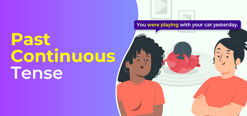 The past continuous tense focuses on the process, not just the result. (Image: Internet)