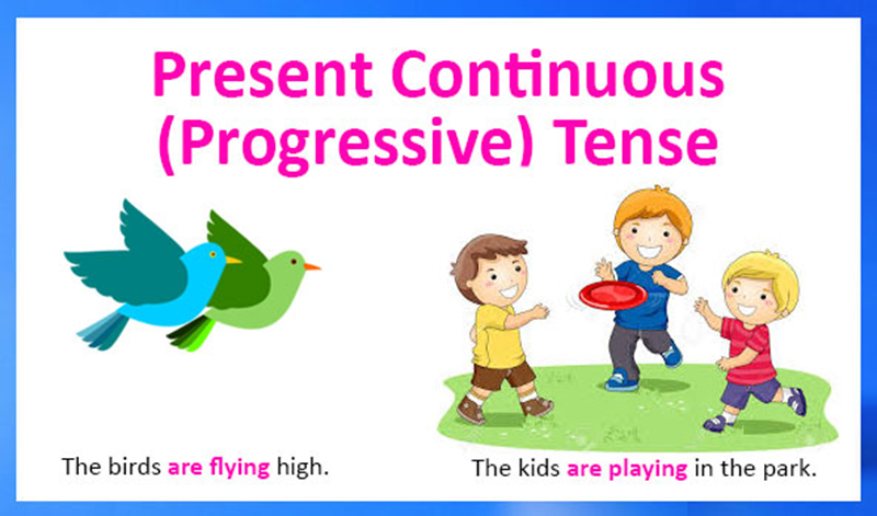 The present continuous tense is one of the most commonly used verb tenses in English. (Image: Internet)