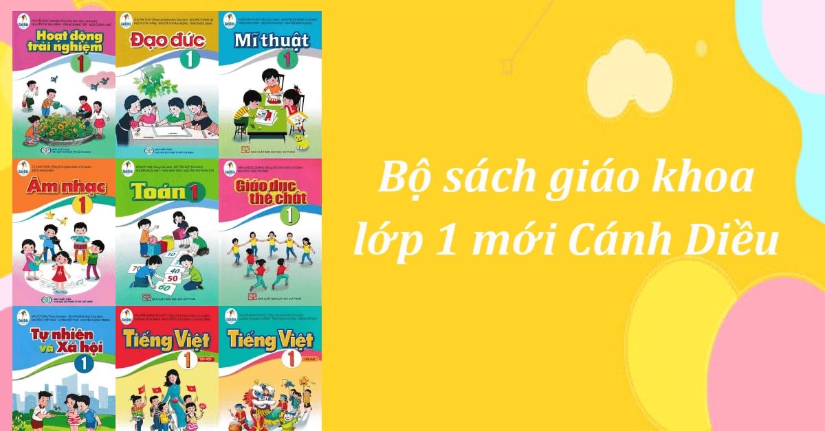 Thông tin chung về bộ sách giáo khoa lớp 1 Cánh Diều. (Ảnh: Sưu tầm Internet)