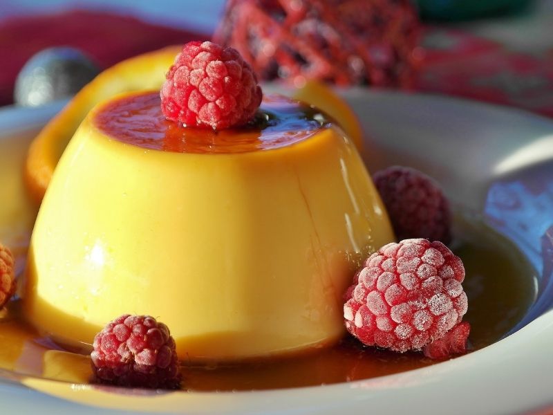 Ăn bánh flan tốt cho sức khỏe. (Ảnh: Sưu tầm Internet)