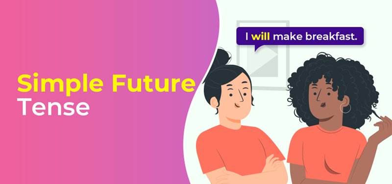 The simple future tense describes an action or state that will happen after the present moment. (Image: Internet)