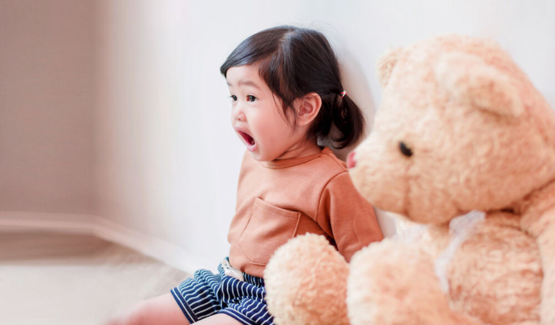 Trẻ 2 tuổi thể hiện cảm xúc. (Ảnh: Sưu tầm Internet)