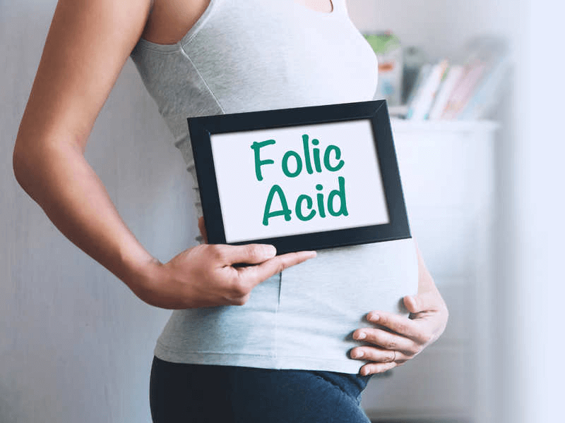 Vai trò của Acid Folic đối với phụ nữ mang thai. (Ảnh: Sưu tầm Internet)