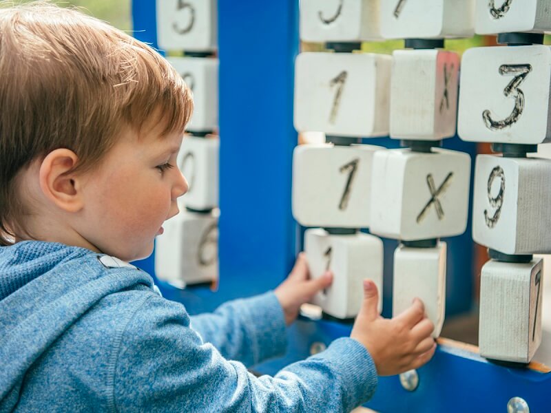 Phát huy khả năng tư duy toán của trẻ từ nhỏ. (Ảnh: Sưu tầm Internet)