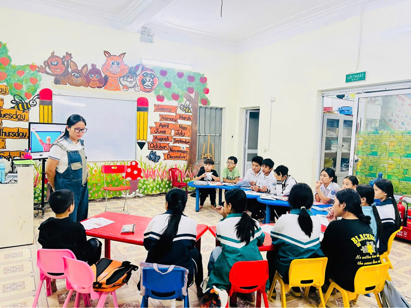 Trung tâm tiếng Anh Hà Nam Diamond Kids. (Ảnh: Sưu tầm Internet)