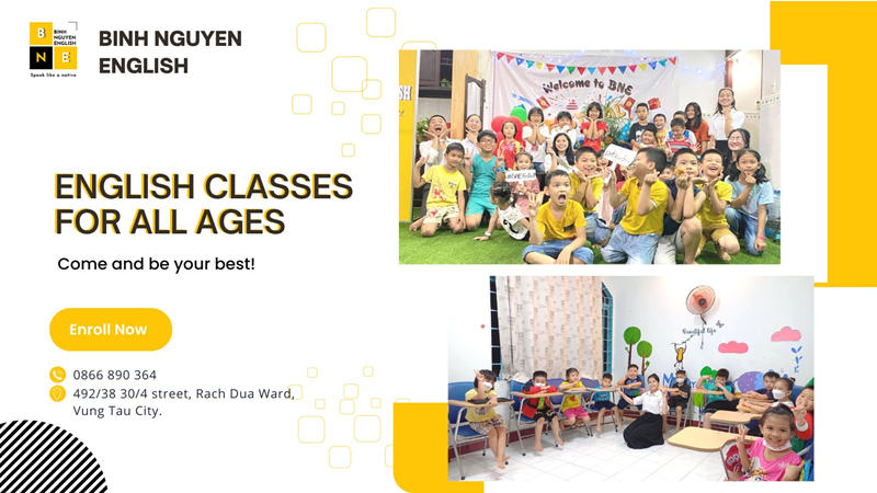 Bình Nguyên English House: Trung tâm tiếng Anh Vũng Tàu. (Ảnh: Sưu tầm Internet)