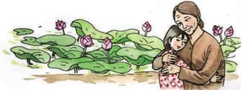 Bài thơ về quê ngoại tiếng Việt lớp 3. (Ảnh: Chụp SGK)