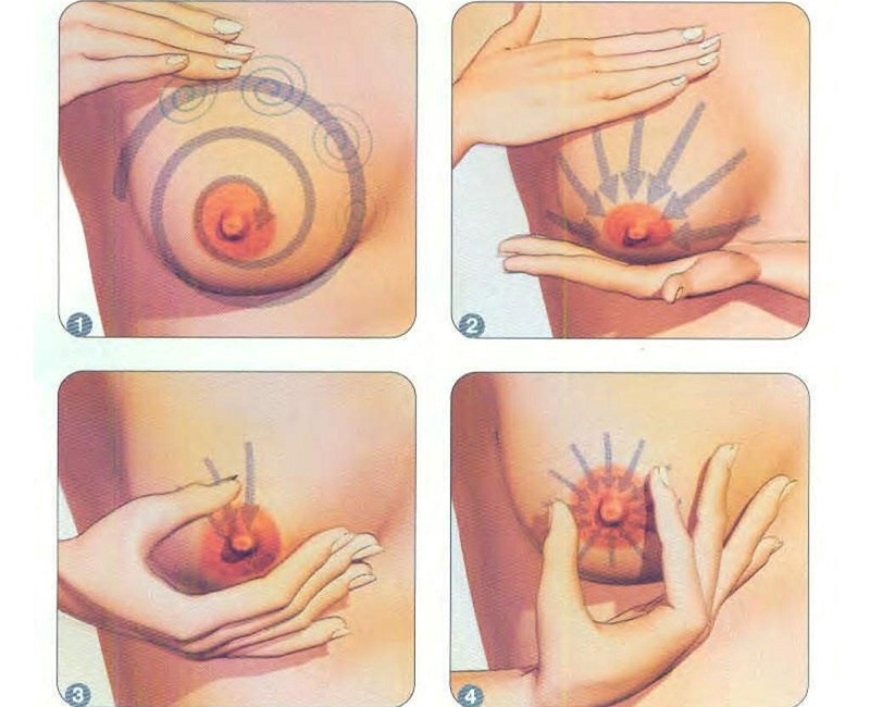 Massage thường xuyên để ngăn ngừa tình trạng tắc nghẽn tia sữa (Ảnh: Sưu tầm Internet)