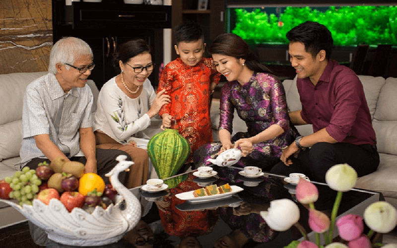 Lời chúc Trung thu dành cho ông/bà. (Ảnh: Sưu tầm Internet)